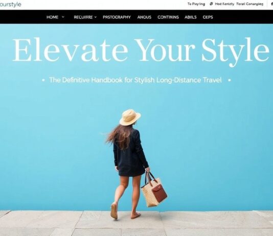 Elevate Your Style: The Ultimate Guide to Fashionable Long-Distance Travel Elevate Your Style: The Definitive Handbook for Stylish Long-Distance Travel