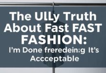 The Ugly Truth About Fast Fashion: I’m Done Pretending It’s Okay The Ugly Truth About Fast Fashion: I'm Done Pretending It's Acceptable