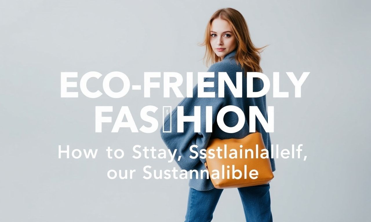Eco-Friendly Fashion: How to Stay Stylish and Sustainable