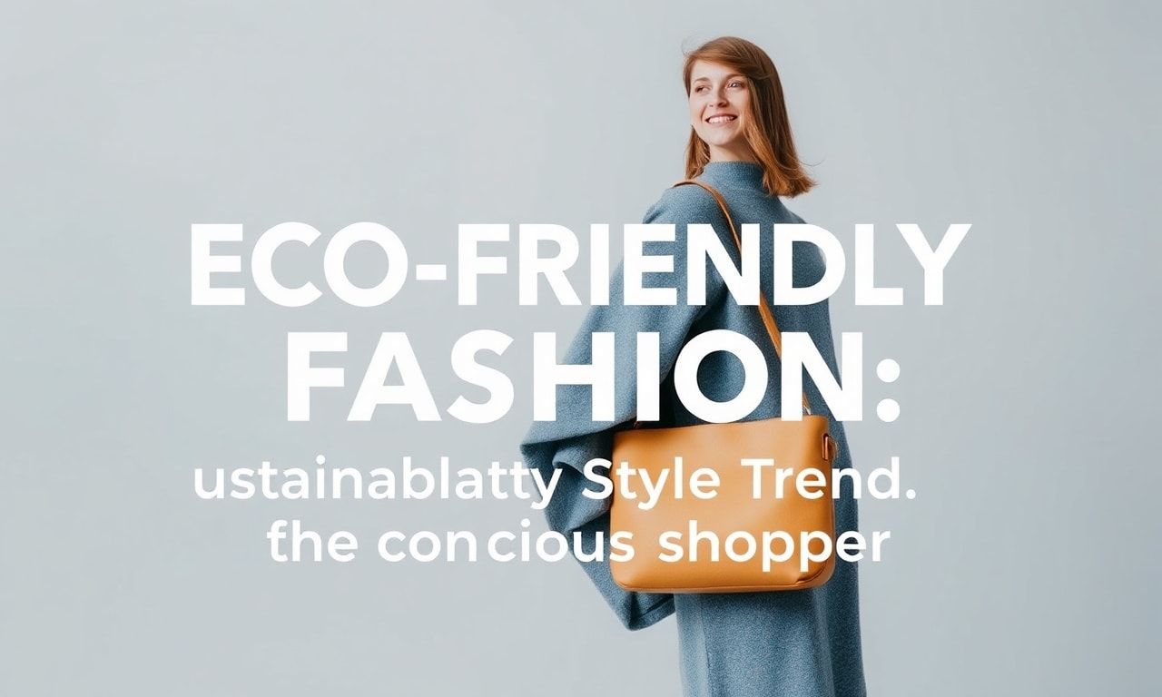 Eco-Friendly Fashion: Sustainable Style Trends for the Conscious Consumer
