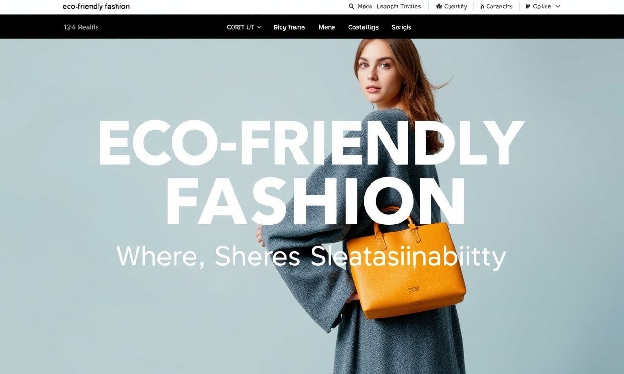 Eco-Friendly Fashion: Where Style Meets Sustainability