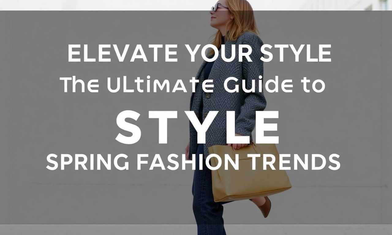 Elevate Your Style: The Ultimate Guide to Spring Fashion Trends