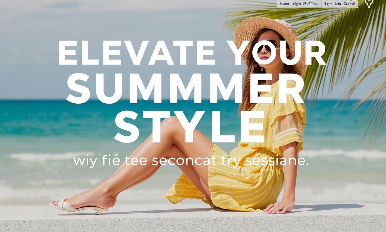 Elevate Your Summer Style: Fashion Tips for the Sun-Soaked Season