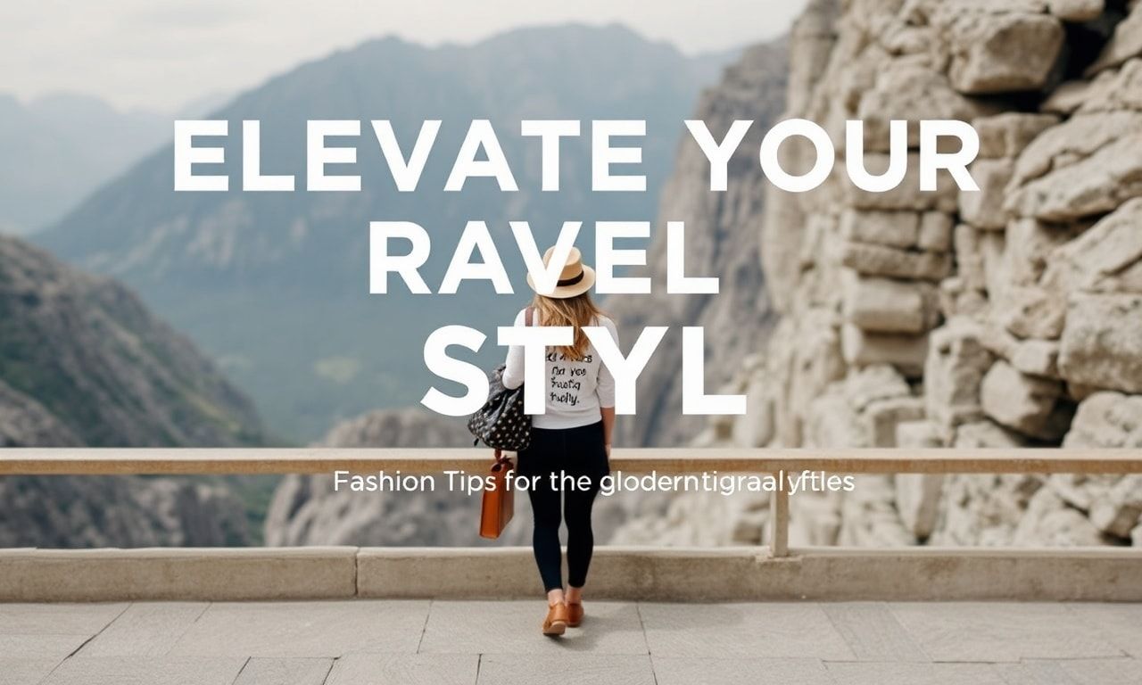 Elevate Your Travel Style: Fashion Tips for the Modern Globetrotter