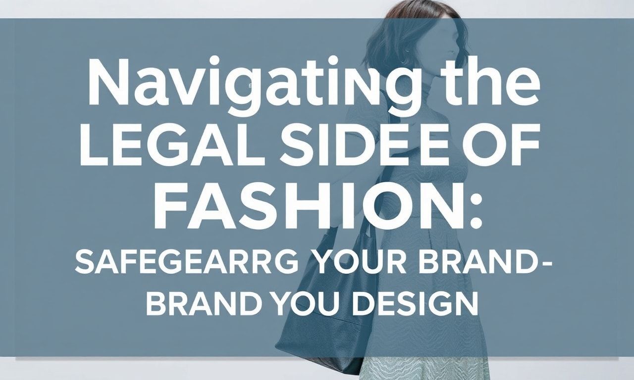 Navigating the Legal Side of Fashion: Protecting Your Brand and Style
