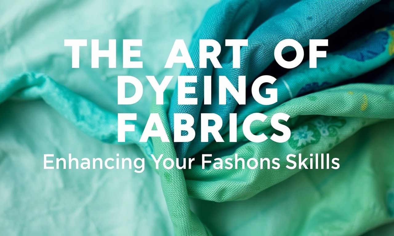 The Art of Fabric Dyeing: Elevating Your Fashion Game