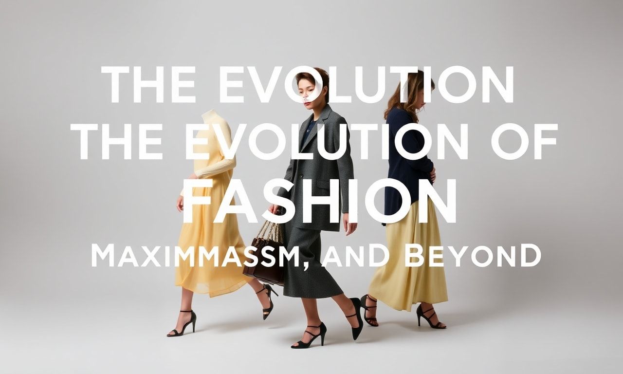 The Evolution of Fashion: From Minimalism to Maximalism and Beyond
