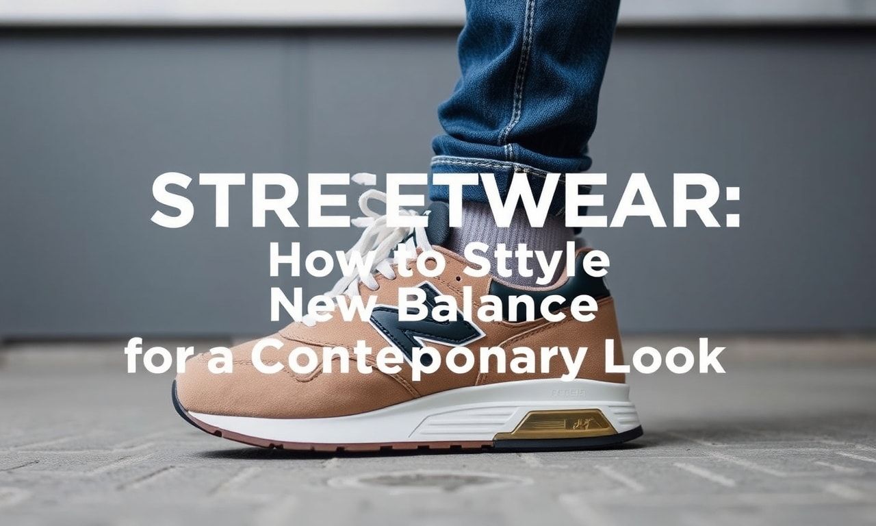 The Evolution of Streetwear: How to Style New Balance for a Modern Look