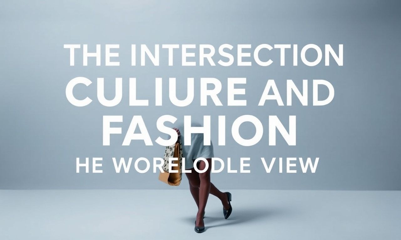 The Intersection of Culture and Fashion: A Global Perspective