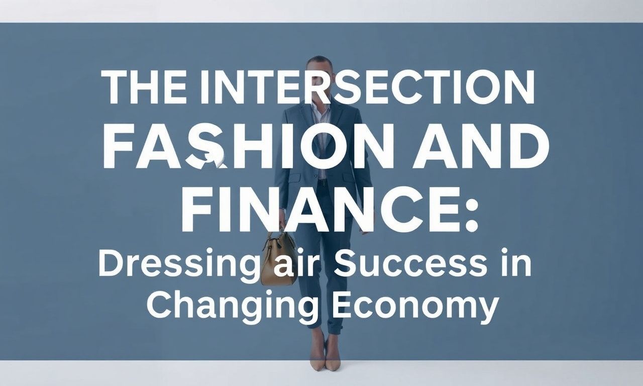 The Intersection of Fashion and Finance: Dressing for Success in a Dynamic Economy