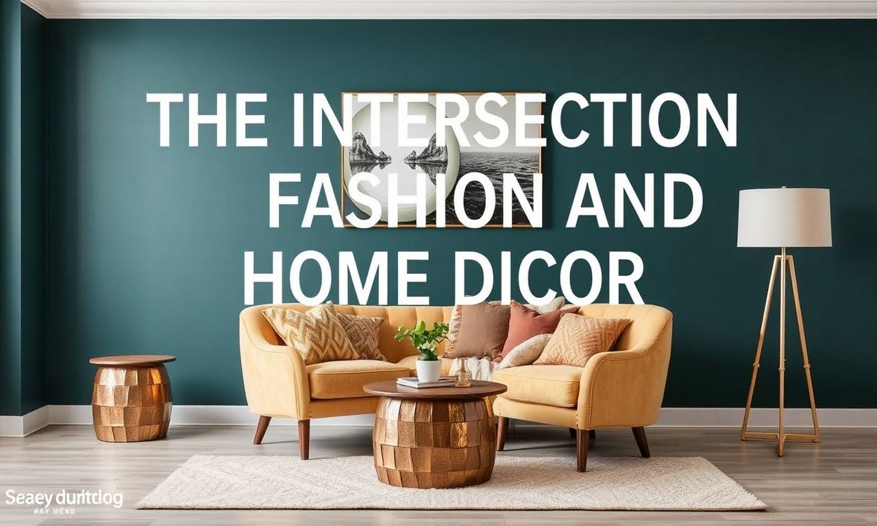 The Intersection of Fashion and Home Décor: A Colorful Journey