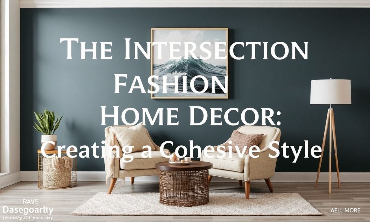 The Intersection of Fashion and Home Decor: Creating a Coherent Style