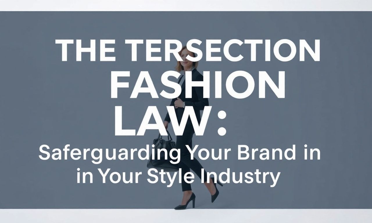 The Intersection of Fashion and Law: Protecting Your Brand in the Style World