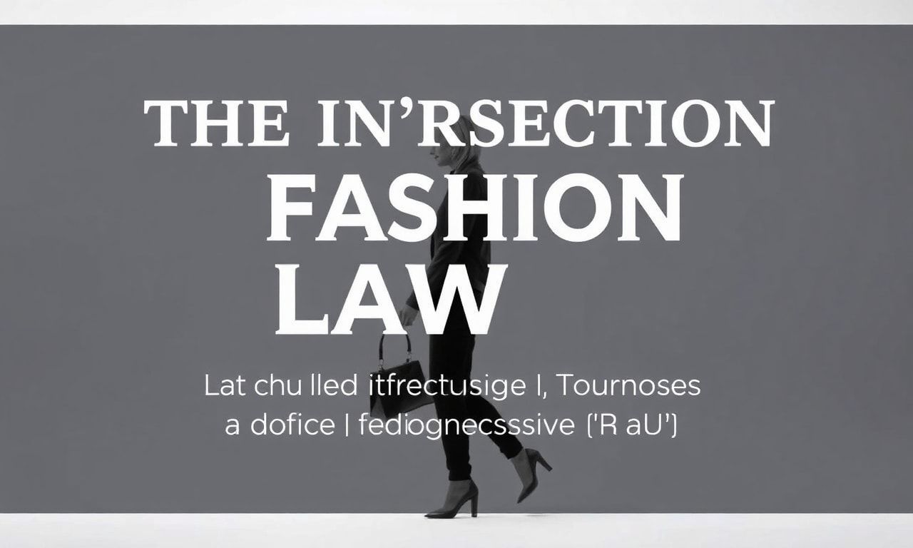 The Intersection of Fashion and Law: Understanding the Legal Side of Style