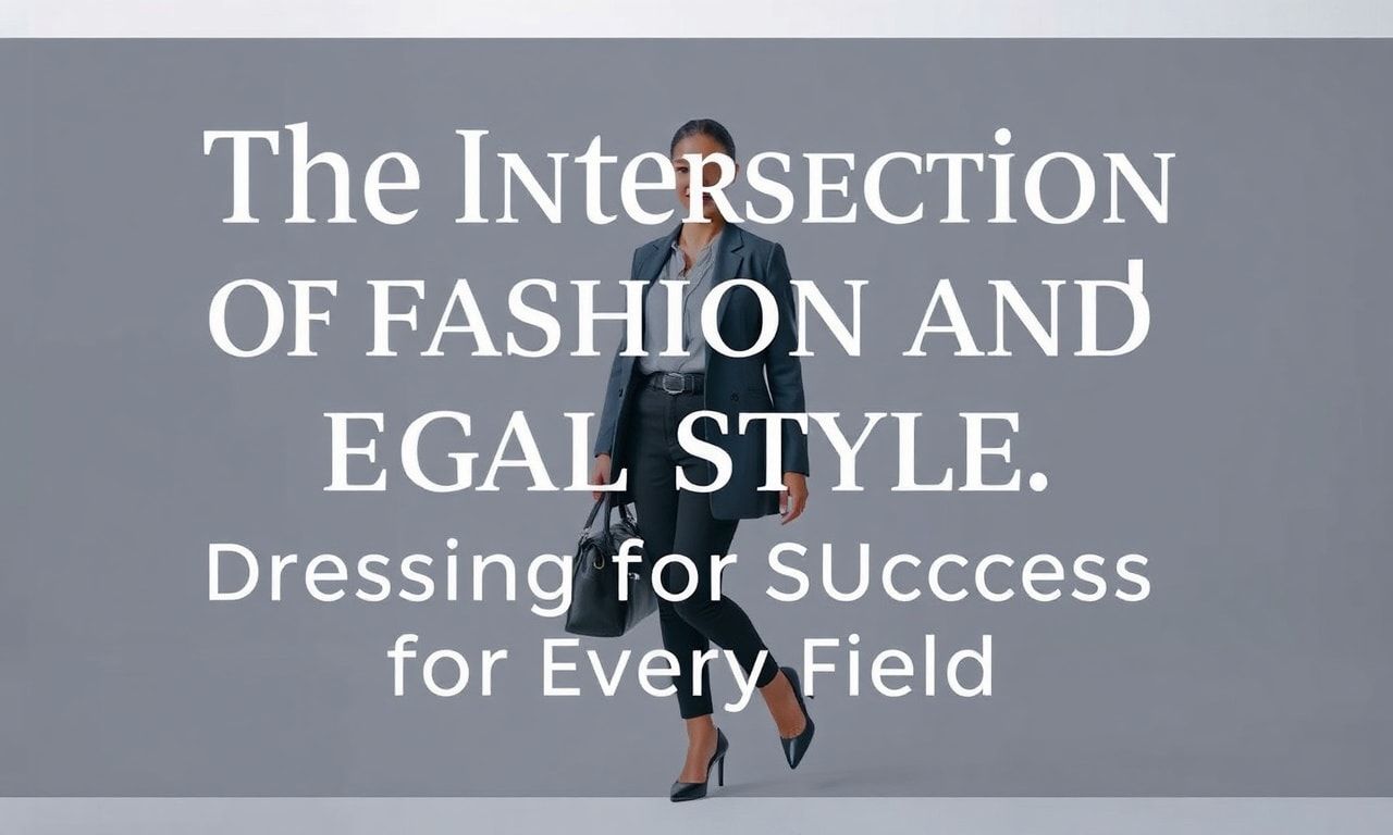 The Intersection of Fashion and Legal Style: Dressing for Success in Every Field