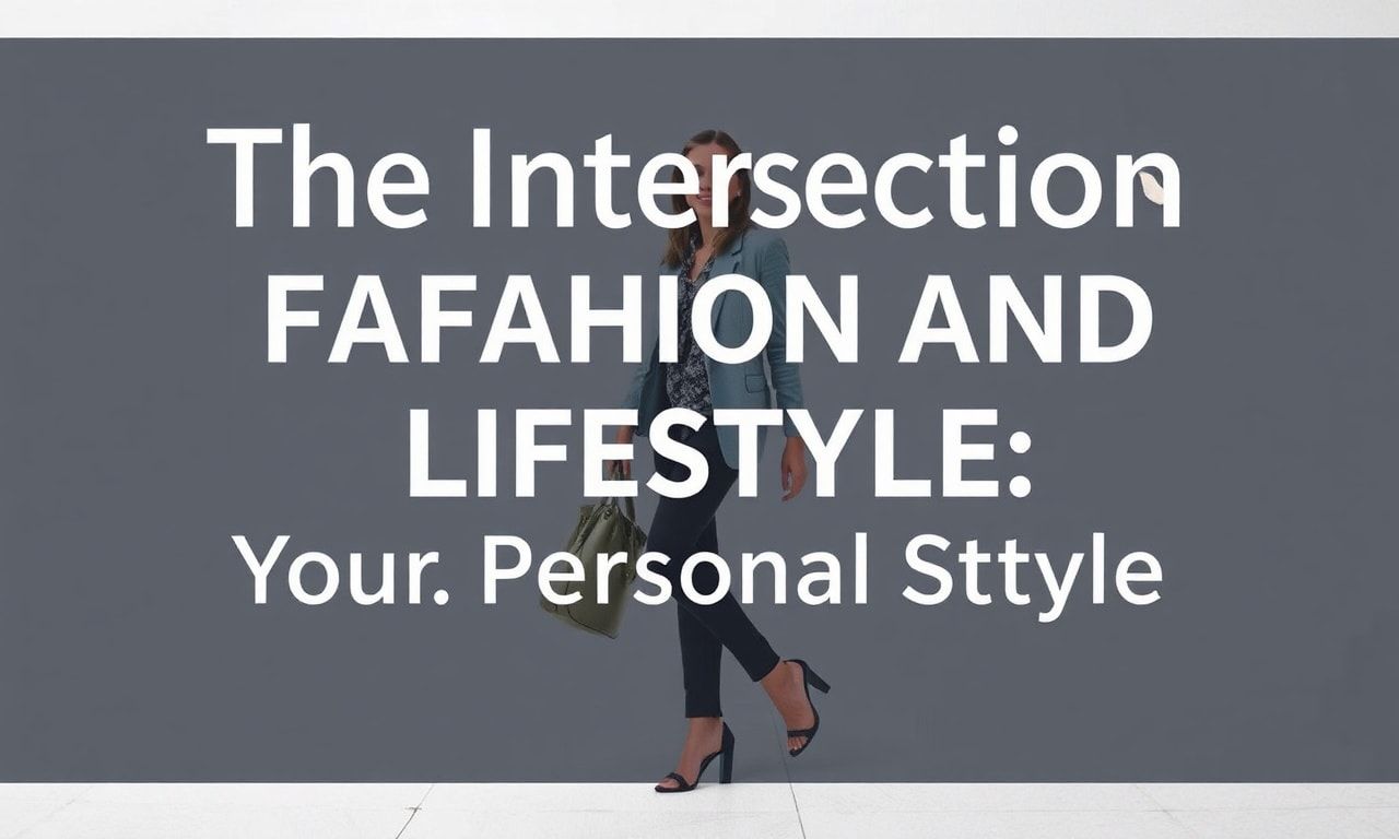 The Intersection of Fashion and Lifestyle: Elevating Your Personal Style