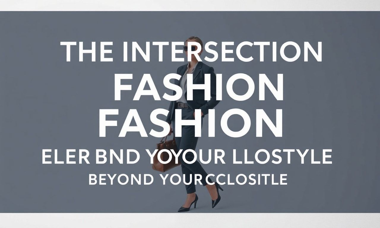 The Intersection of Fashion and Lifestyle: Elevating Your Style Beyond the Closet