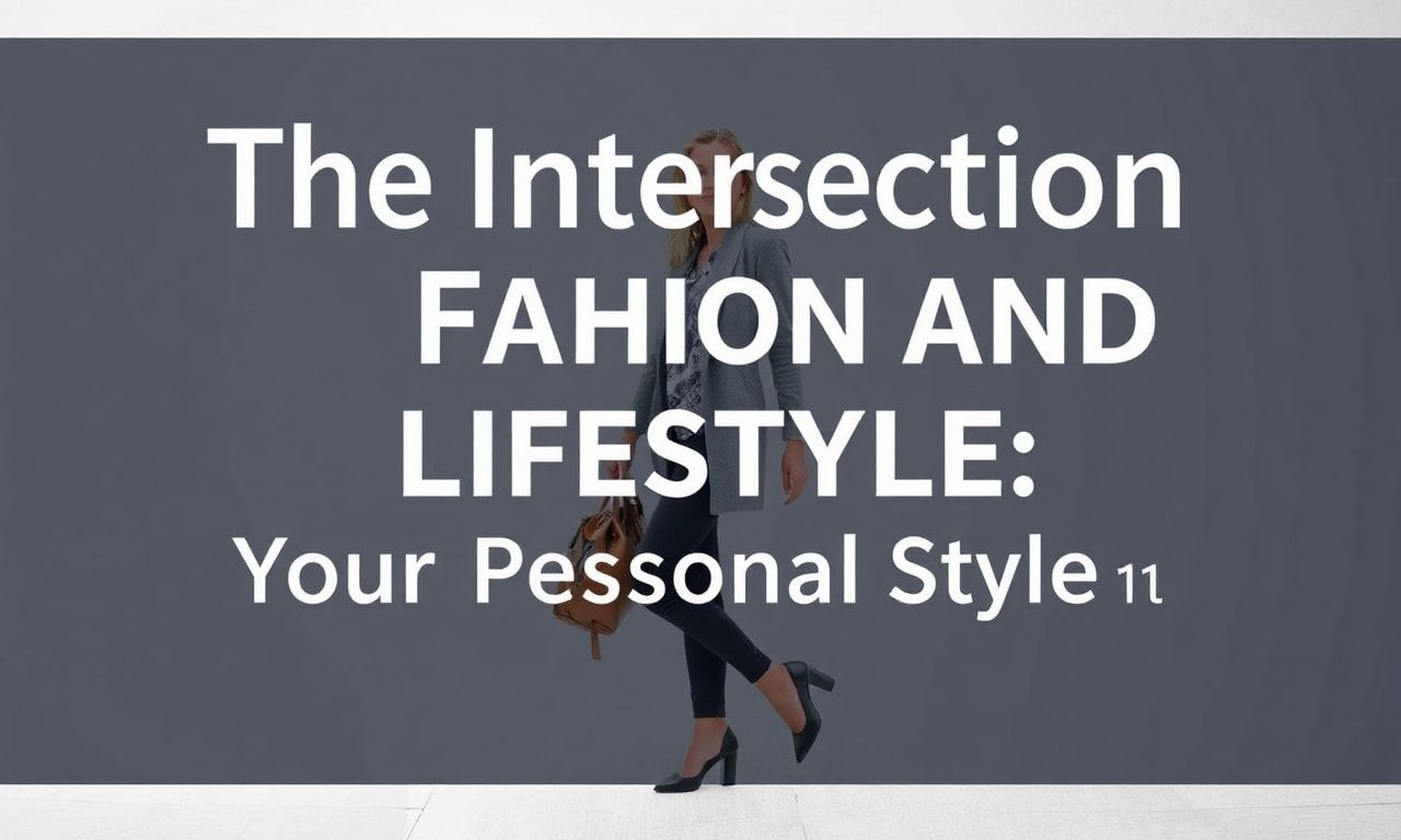 The Intersection of Fashion and Lifestyle: Elevating Your Personal Style