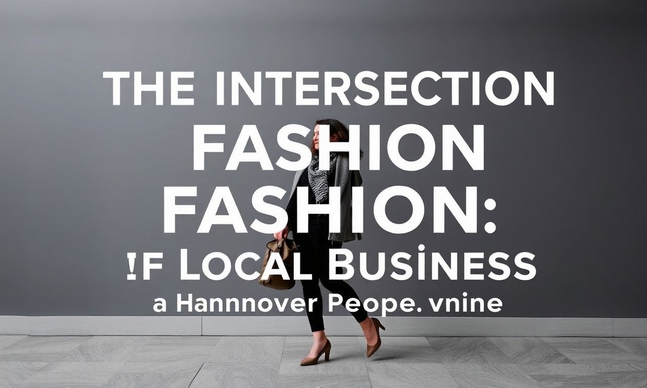 The Intersection of Fashion and Local Business: A Hannover Perspective