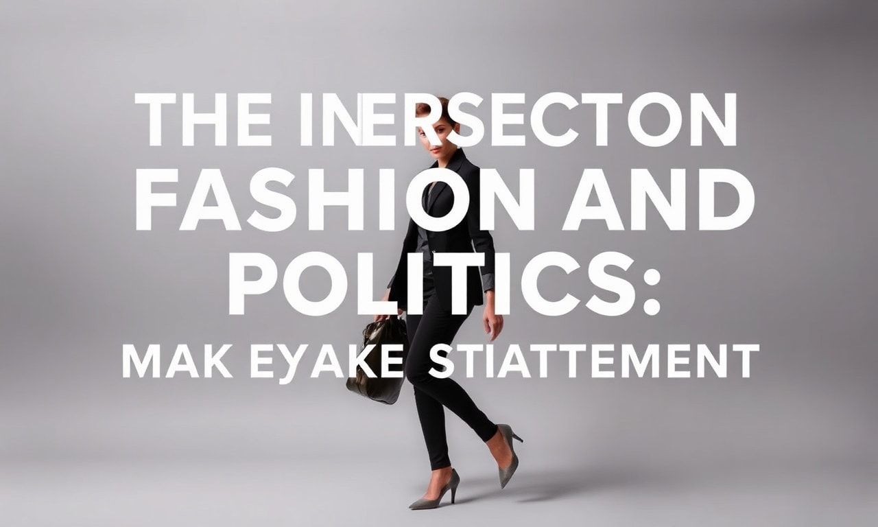 The Intersection of Fashion and Politics: How Style Makes a Statement