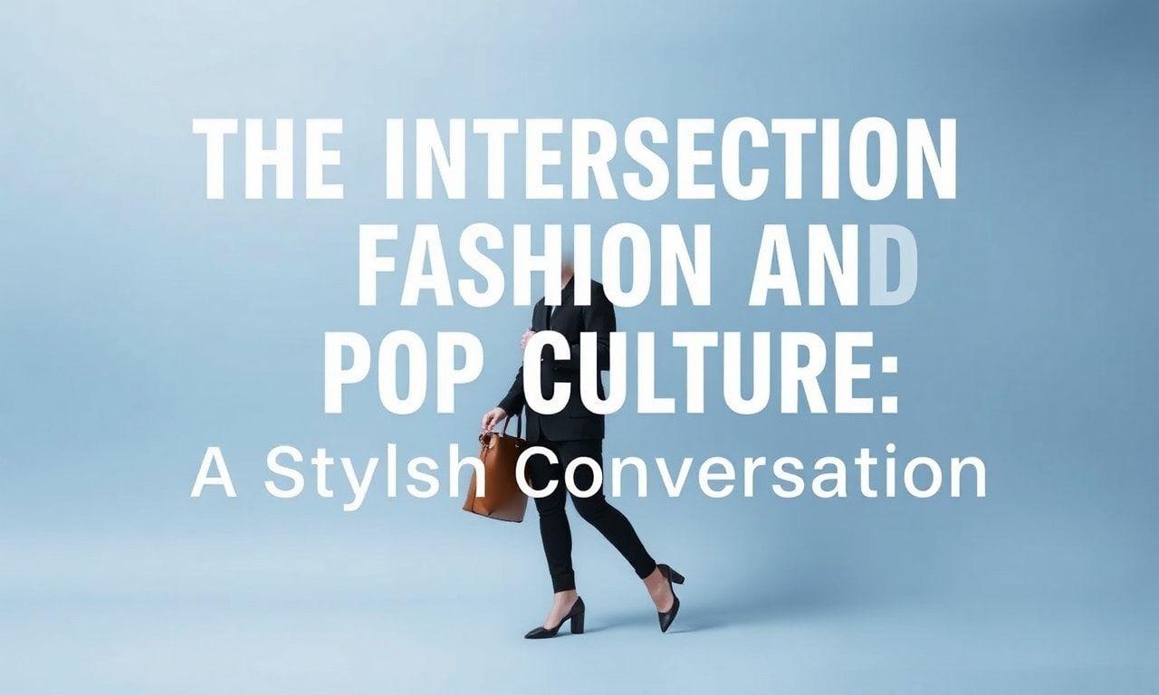 The Intersection of Fashion and Pop Culture: A Stylish Dialogue