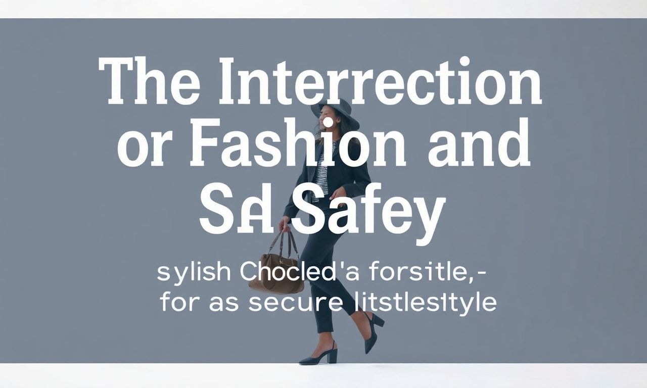 The Intersection of Fashion and Safety: Stylish Choices for a Secure Lifestyle
