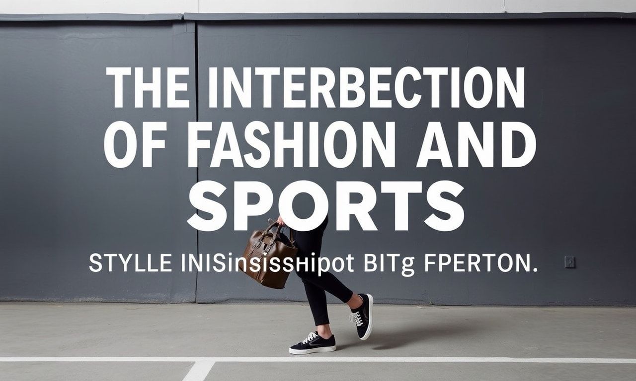 The Intersection of Fashion and Sports: Style Inspirations from the Field