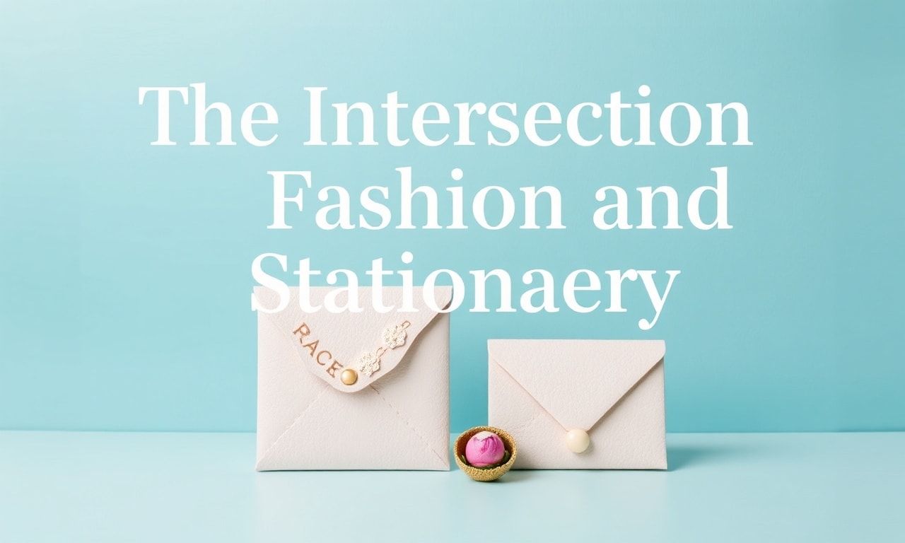 The Intersection of Fashion and Stationery: A Unique Style Statement