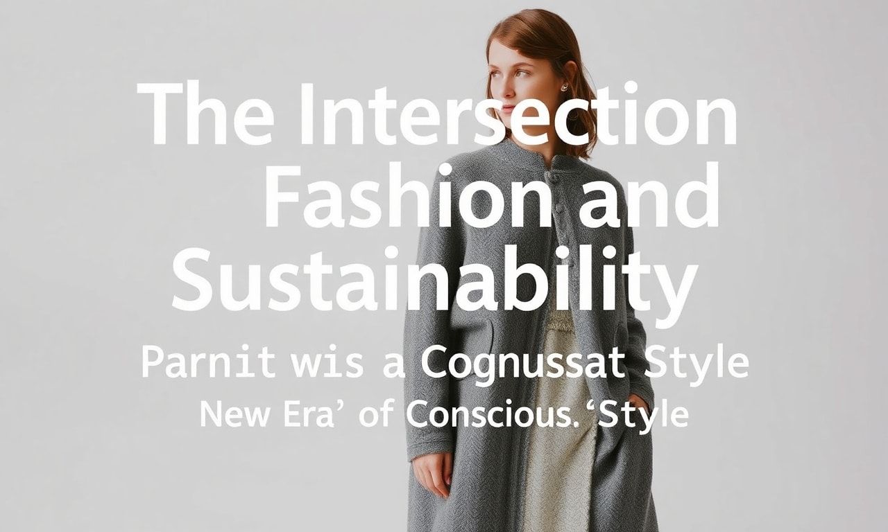 The Intersection of Fashion and Sustainability: A New Era of Conscious Style