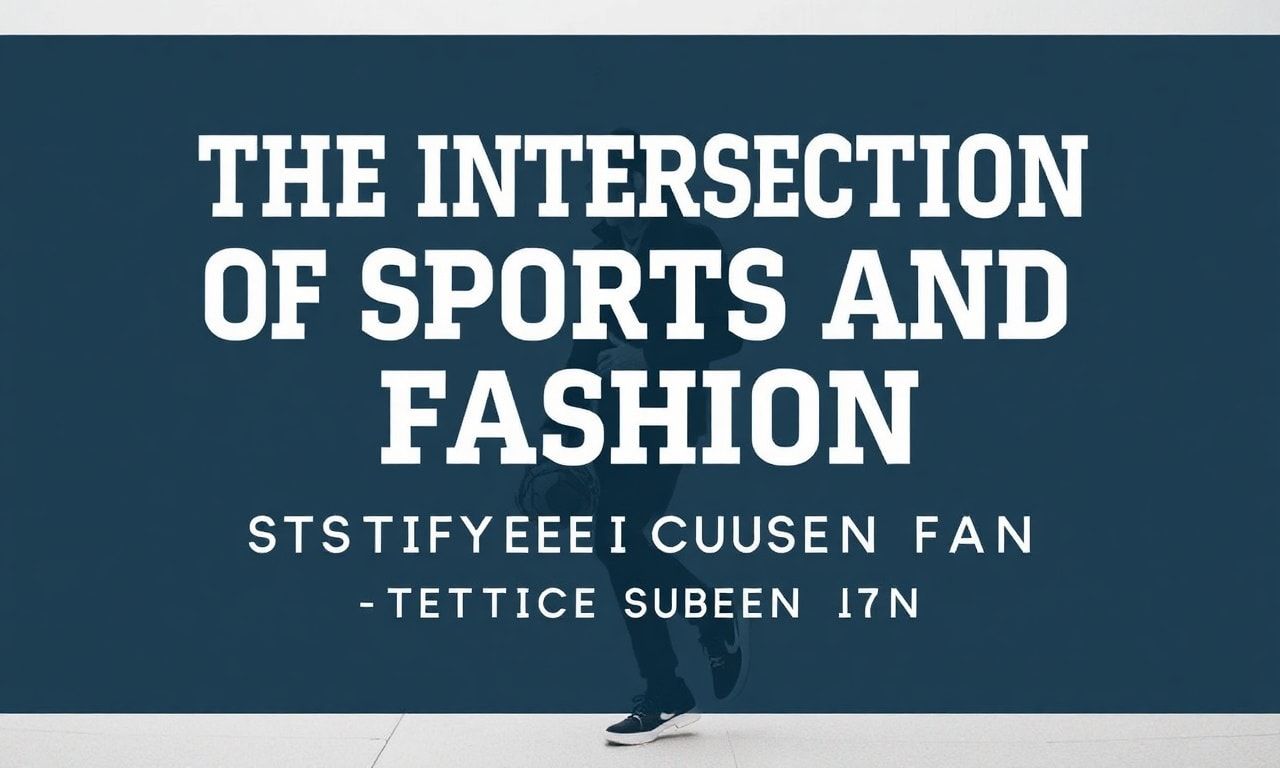The Intersection of Sports and Fashion: A Style Guide for the Modern Enthusiast