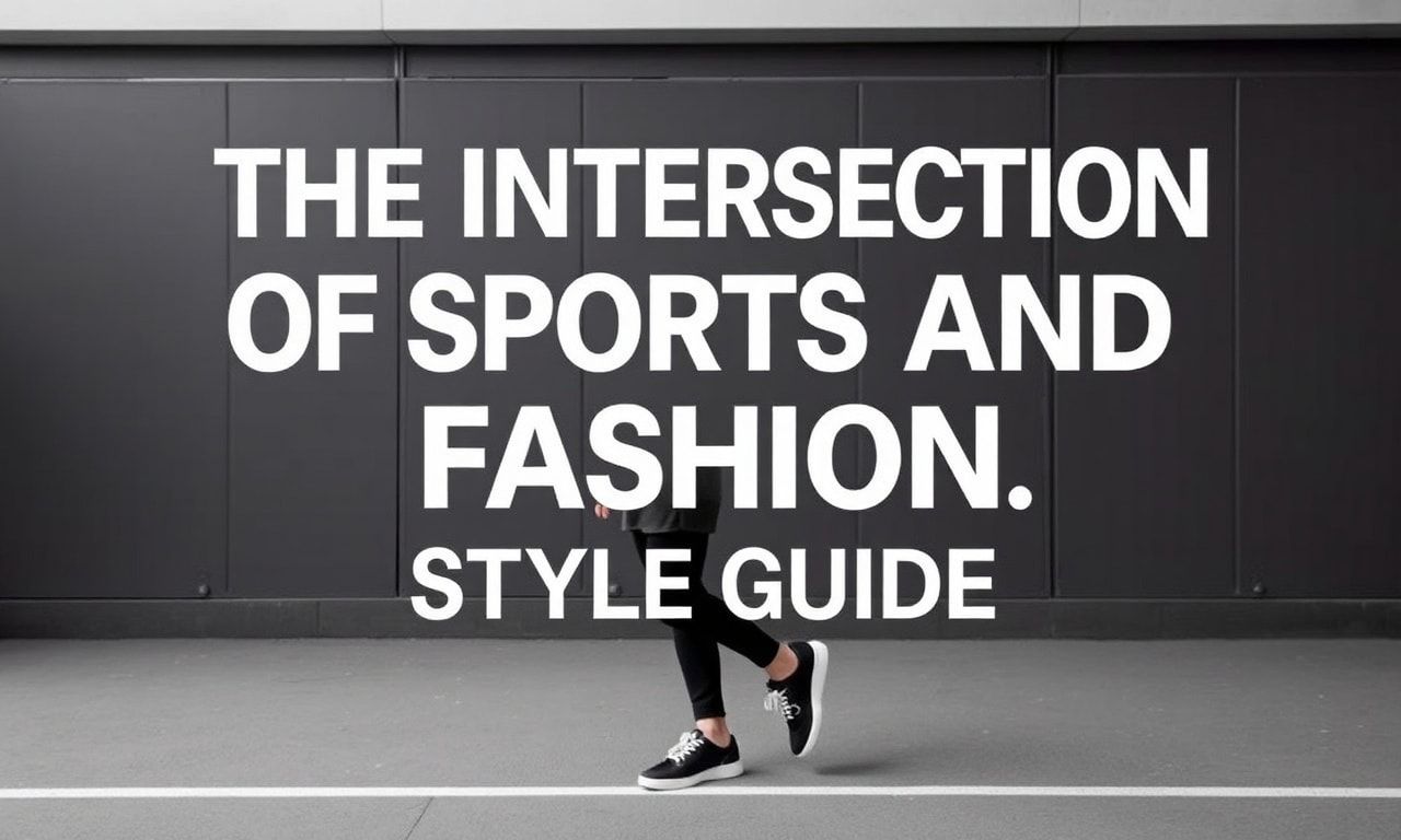 The Intersection of Sports and Fashion: A Style Guide