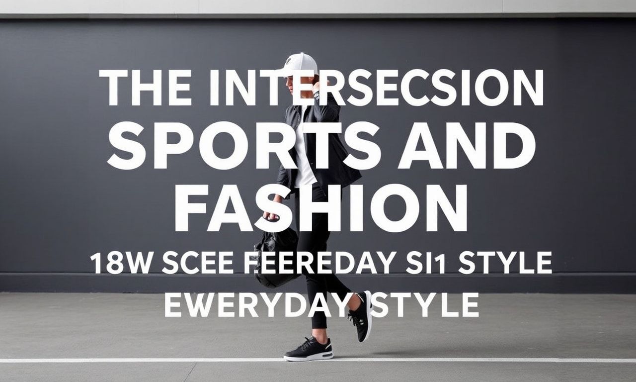 The Intersection of Sports and Fashion: How Athletic Trends Influence Everyday Style