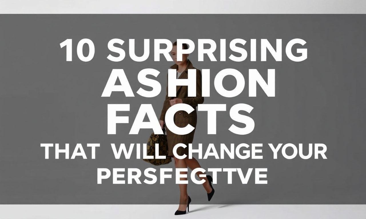 10 Surprising Fashion Facts That Will Change Your Perspective