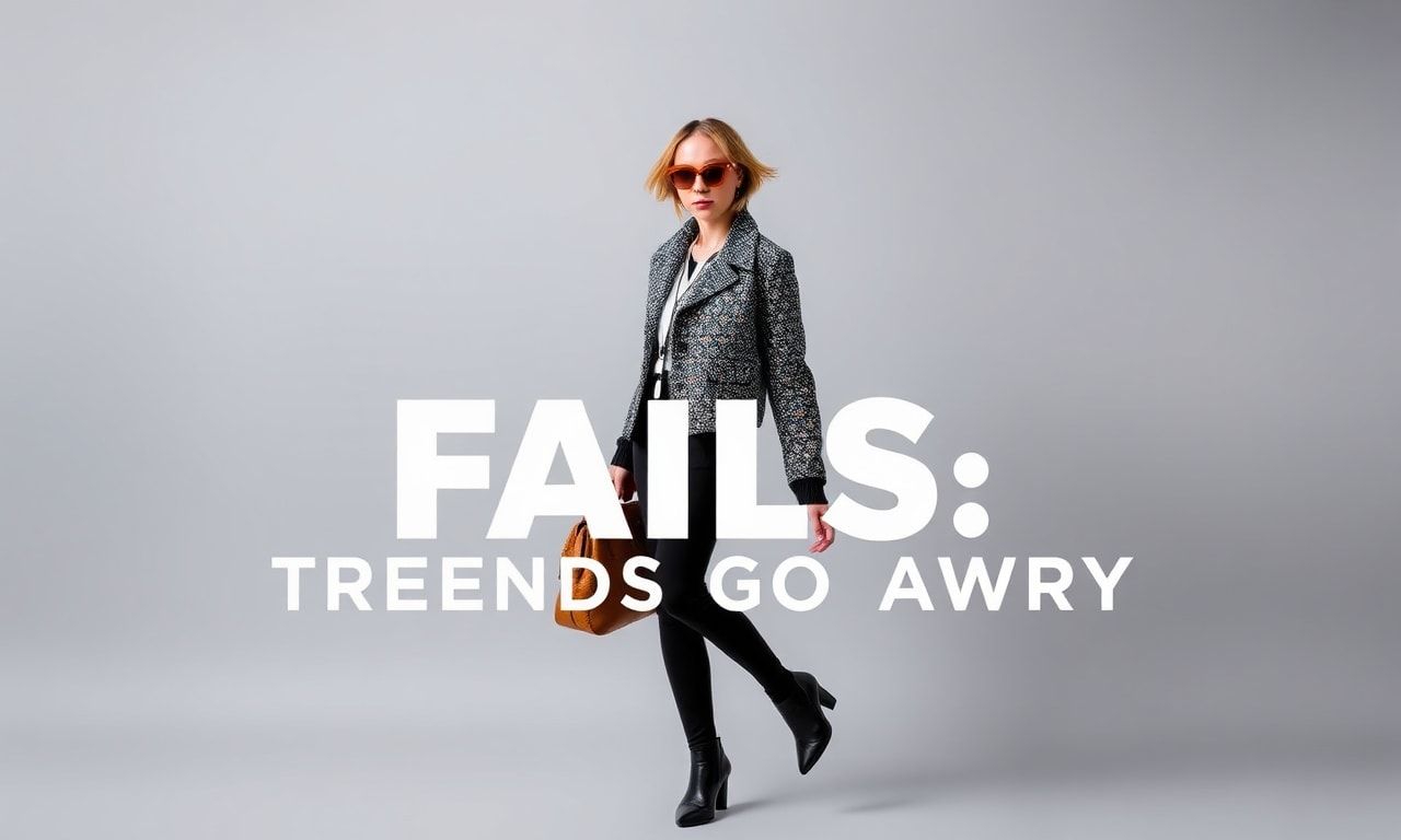 Fashion Fails: When Trends Go Terribly Wrong