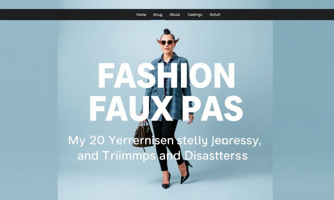Fashion Faux Pas: My 20-Year Journey Through Style Triumphs and Disasters