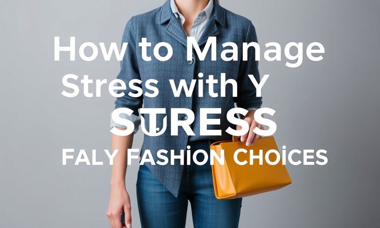 How to Manage Stress with Your Daily Fashion Choices