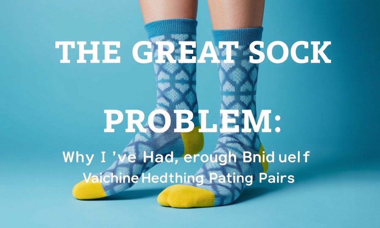 The Great Sock Dilemma: Why I'm Done With Matching Pairs