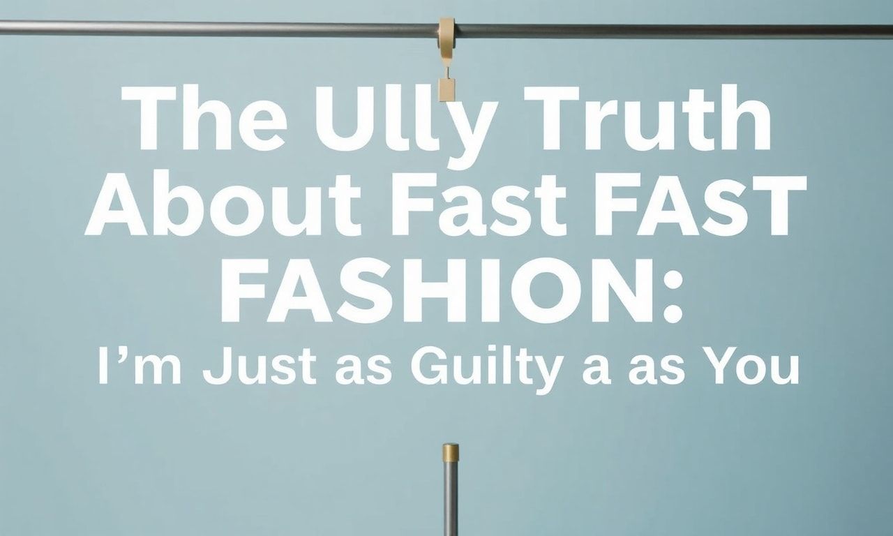 The Ugly Truth About Fast Fashion: I'm as Guilty as You