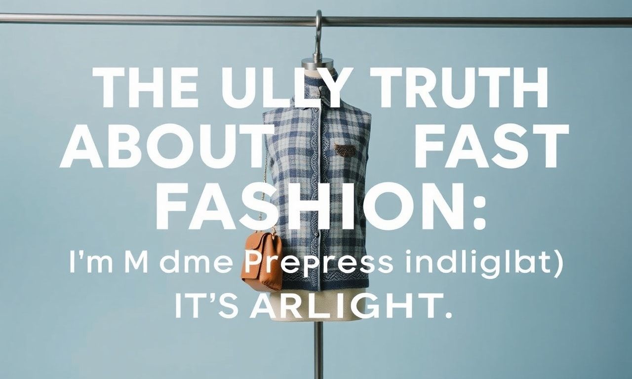 The Ugly Truth About Fast Fashion: I'm Done Pretending It's Okay