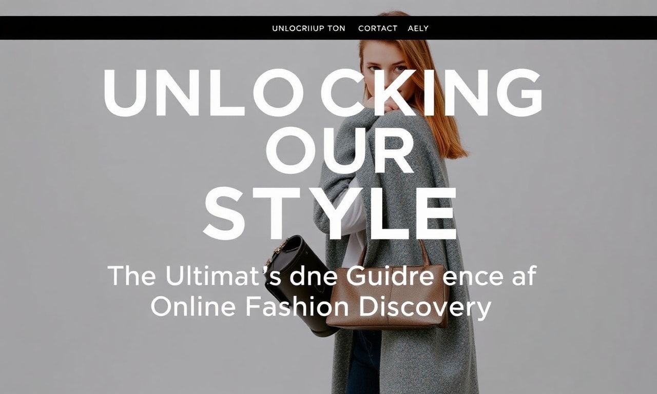 Unlocking Your Style: The Ultimate Guide to Online Fashion Discovery