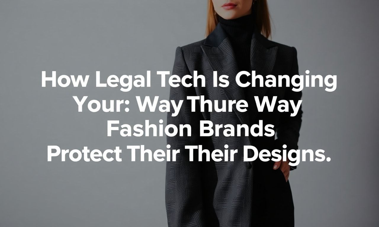 How Legal Tech Is Changing the Way Fashion Brands Protect Their Designs